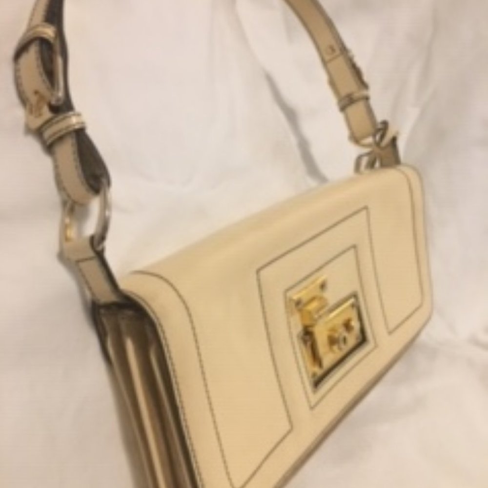 Tanner Krolle Cream shoulder bag